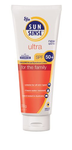 3 PACK OF Ego SunSense Ultra SPF 50+ 200g