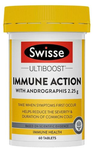 3 PACK OF Swisse Ultiboost Immune Action Tablets 60 Tablets