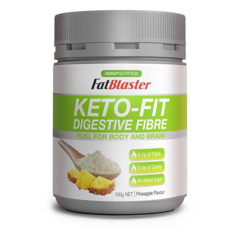 3 PACK OF Naturopathica FatBlaster Keto-Fit Digestive Fibre 100g