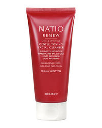 3 PACK OF Natio Renew Line & Wrinkle Facial Cleanser 80ml
