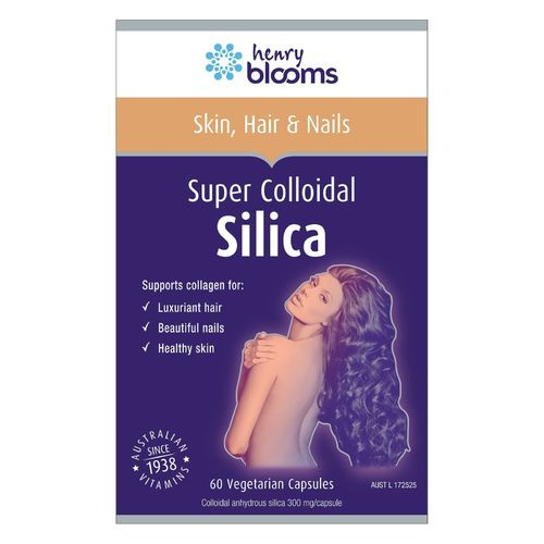 3 PACK OF Henry Blooms Super Colloidal Silica 60 Capsules