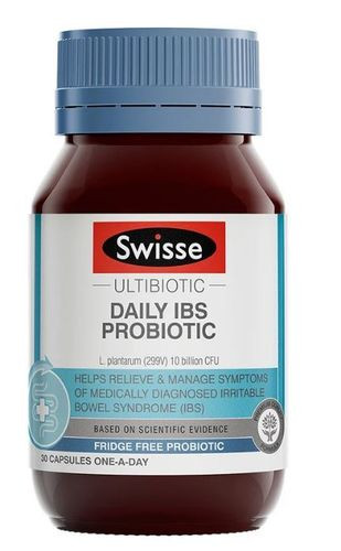 3 PACK OF Swisse Ultibiotic Daily IBS Probiotic 30 Capsules