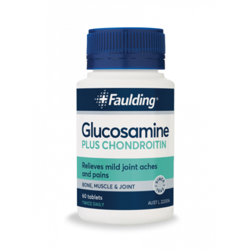 3 PACK OF Faulding Glucosamine Plus Chondroitin 60 Tablets
