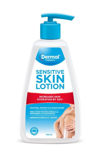 3 PACK OF Dermal Therapy Sensitive Skin Lotion 750ml