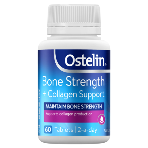 3 PACK OF Ostelin Bone Strength + Collagen 60 Tablets