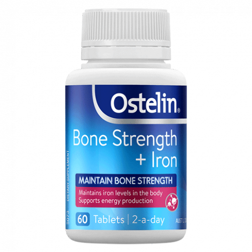 3 PACK OF Ostelin Bone Strength + Iron 60 Tablets