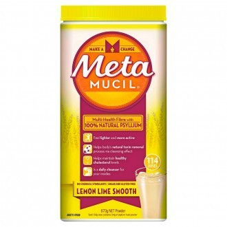 3 PACK OF Metamucil Lemon/Lime 72 Dose 425g