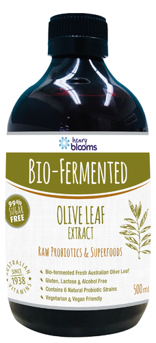 3 PACK OF Henry Blooms Bio-Fermented Olive Leaf Extract 500ml