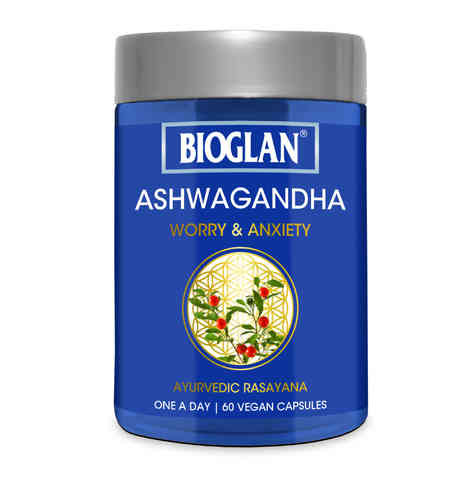 3 PACK OF Bioglan Ashwagandha 6000mg 60 Tablets