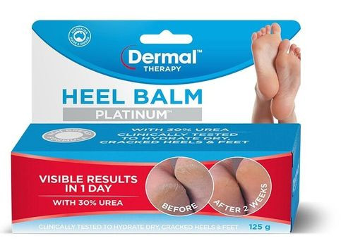 3 PACK OF Dermal Therapy Heel Balm Platinum 125g
