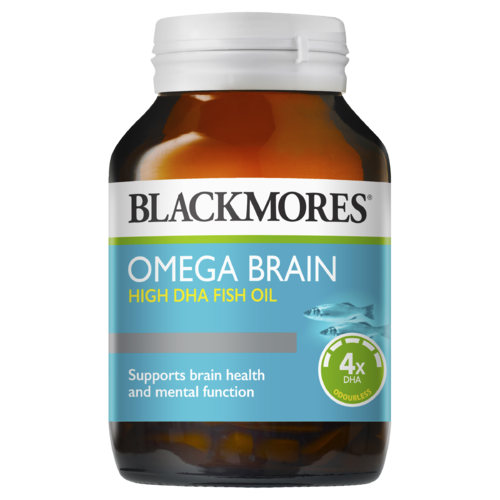 Blackmores Omega Brain High DHA Fish Oil 60 Capsules
