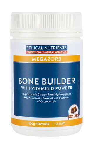 Ethical Nutrients Megazorb Bone Builder With Vitamin D Powder Chocolate 150g
