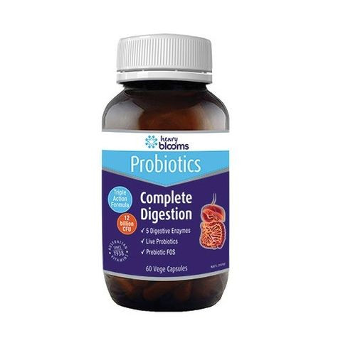 Henry Blooms Complete Digestion Probiotic 60 Capsules