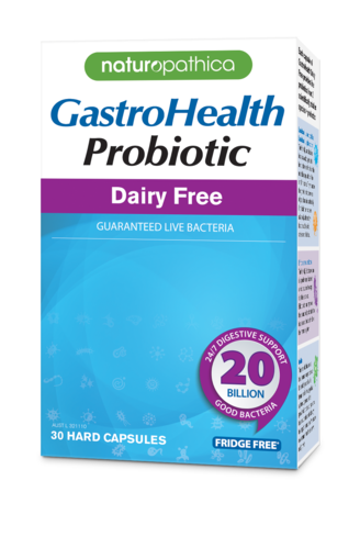 Naturopathica Gastrohealth Probiotic Dairy Free 20B 30 Capsules