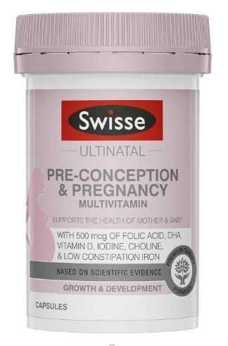 Swisse Ultinatal Pre-Conception & Pregnancy Multivitamins 180 Capsules