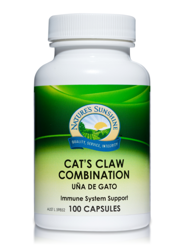 Natures Sunshine Cat's Claw Combination (Una de Gato) 100 Capsules