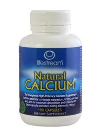 Lifestream Natural Calcium Capsules 120