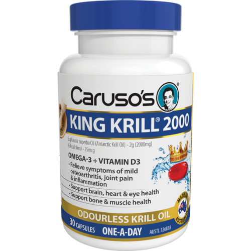Caruso's King Krill 2000mg 30 Capsules