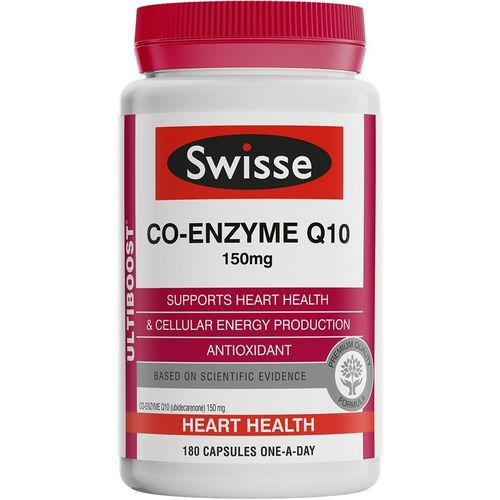Swisse Co-Enzyme Q10 150mg 180 Capsules