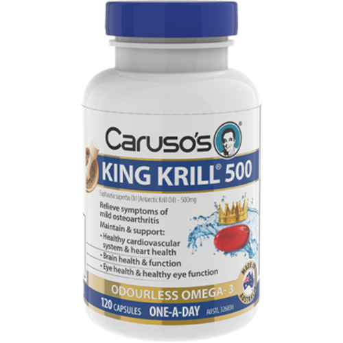 Caruso's King Krill 500Mg Capsules 120