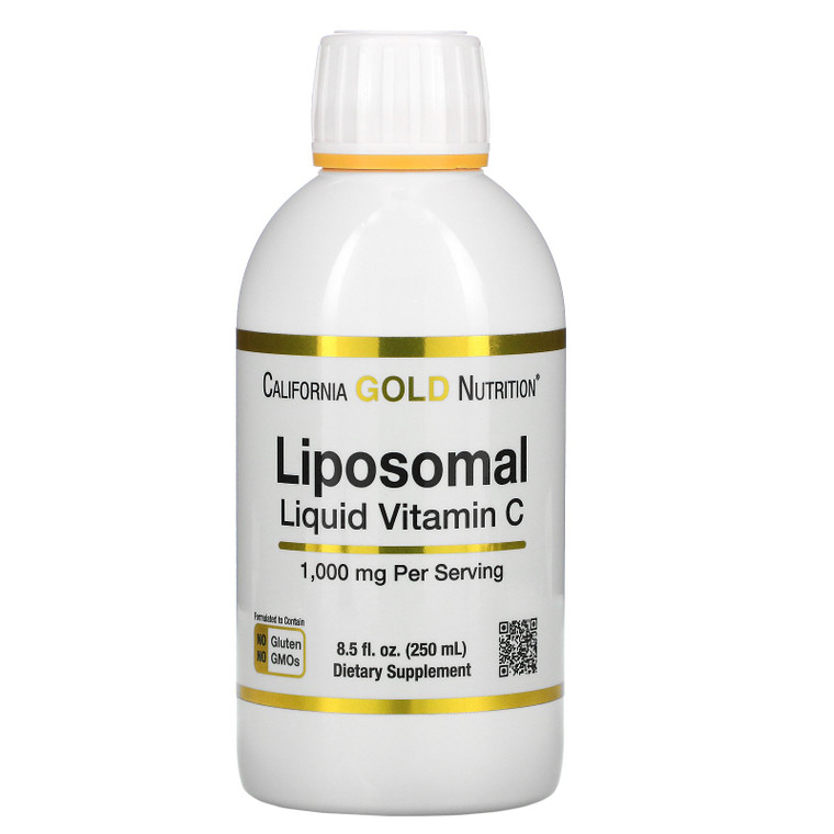 California Gold Nutrition, Liposomal Liquid Vitamin C, Unflavored, 1,000 mg, 8.5 fl oz (250 ml),California Gold Nutrition, Liposomal Liquid Vitamin C, Unflavored, 1,000 mg, 8.5 fl oz (250 ml)