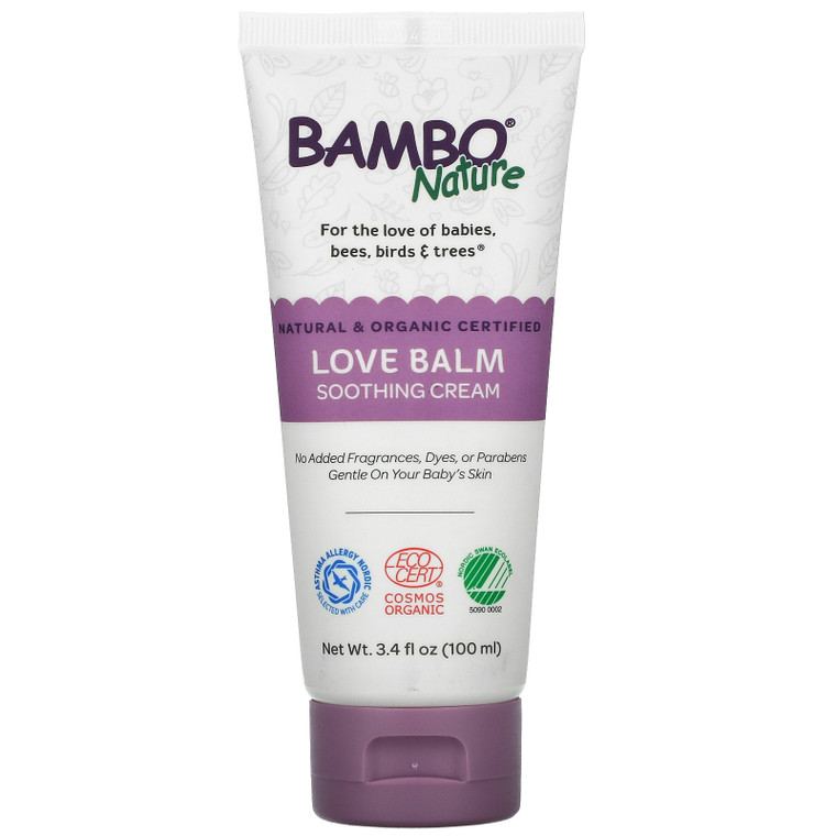 Bambo Nature, Love Balm Soothing Cream, 3.4 fl oz (100 ml),Bambo Nature, Love Balm Soothing Cream, 3.4 fl oz (100 ml)
