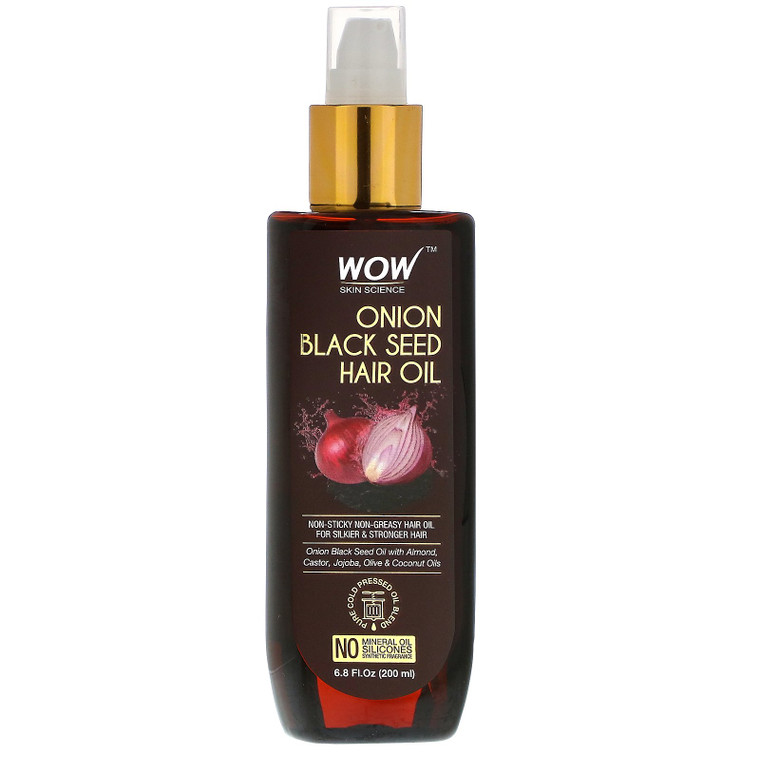 Wow Skin Science, Onion Black Seed Hair Oil, 6.8 fl oz (200 ml),Wow Skin Science, Onion Black Seed Hair Oil, 6.8 fl oz (200 ml)