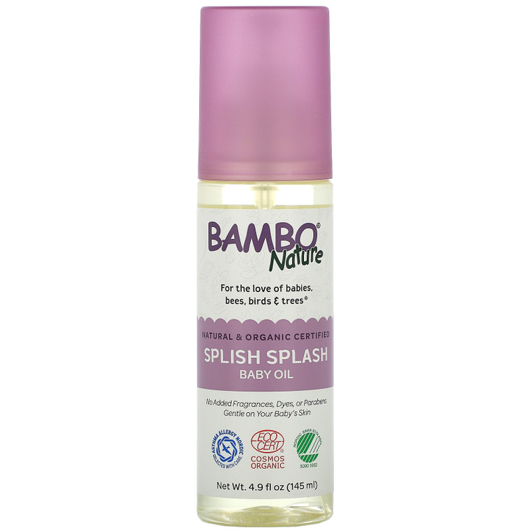 Bambo Nature, Splish Splash Baby Oil, 4.9 fl oz (145 ml),Bambo Nature, Splish Splash Baby Oil, 4.9 fl oz (145 ml)