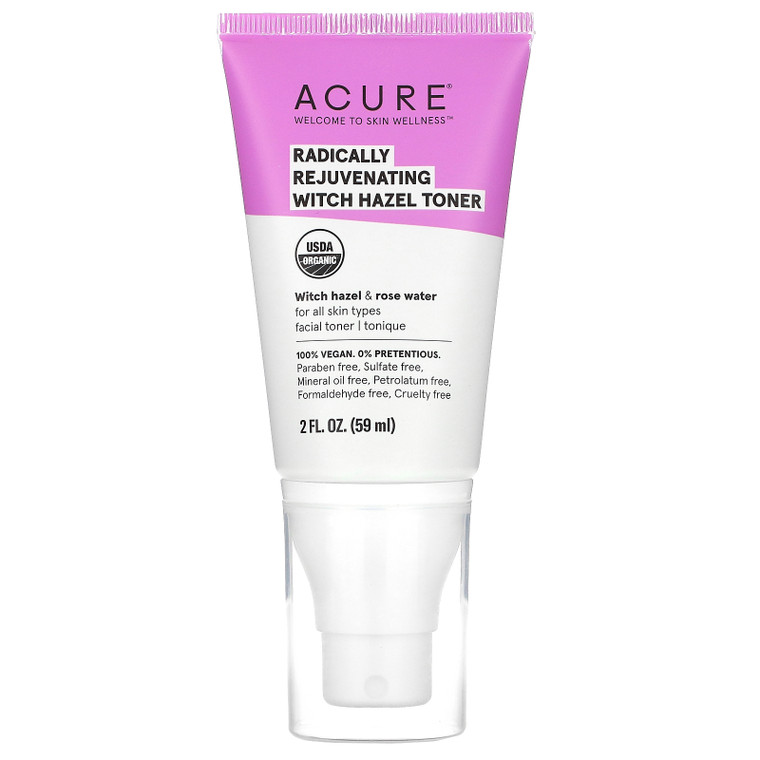 Acure, Radically Rejuvenating, Witch Hazel Toner, 2 fl oz (59 ml),Acure, Radically Rejuvenating, Witch Hazel Toner, 2 fl oz (59 ml)