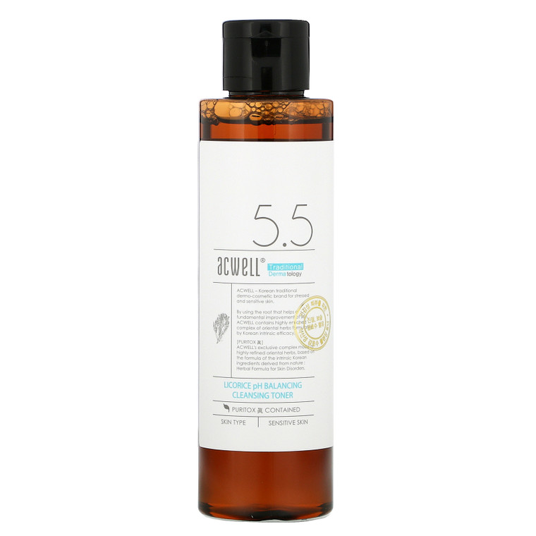 Acwell, 5.5 Licorice pH Balancing Cleansing Toner, 150 ml,Acwell, 5.5 Licorice pH Balancing Cleansing Toner, 150 ml