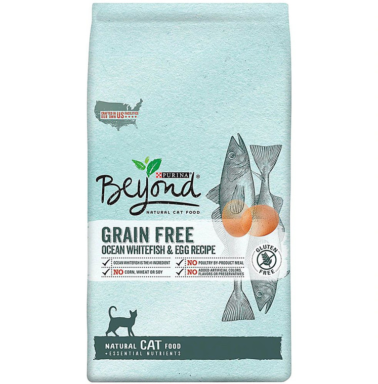 Beyond Natural Cat Food Grain Free Ocean Whitefish & Egg -- 11 lbs