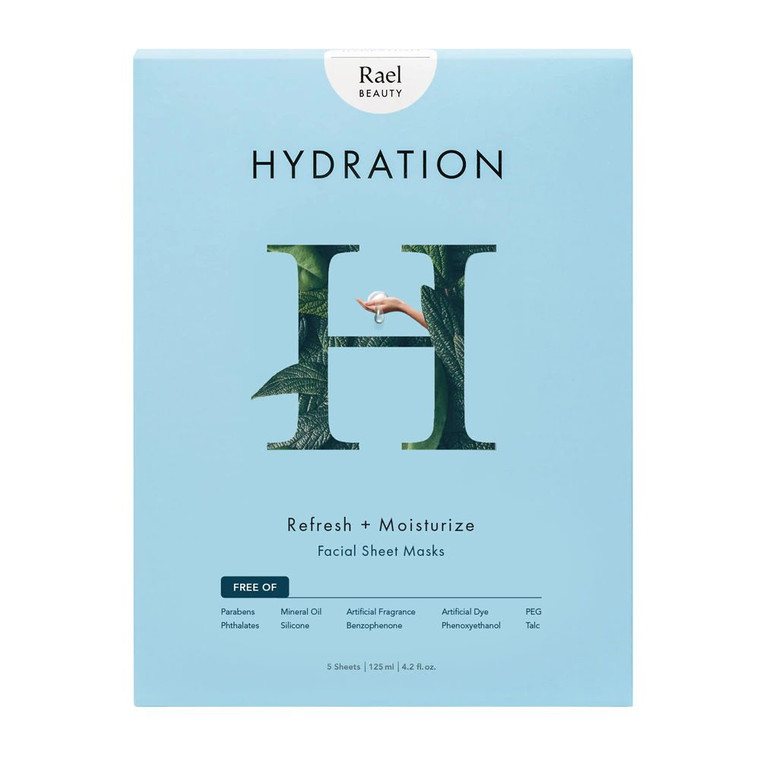 Rael Beauty Hydration Facial Sheet Masks -- 5 Masks