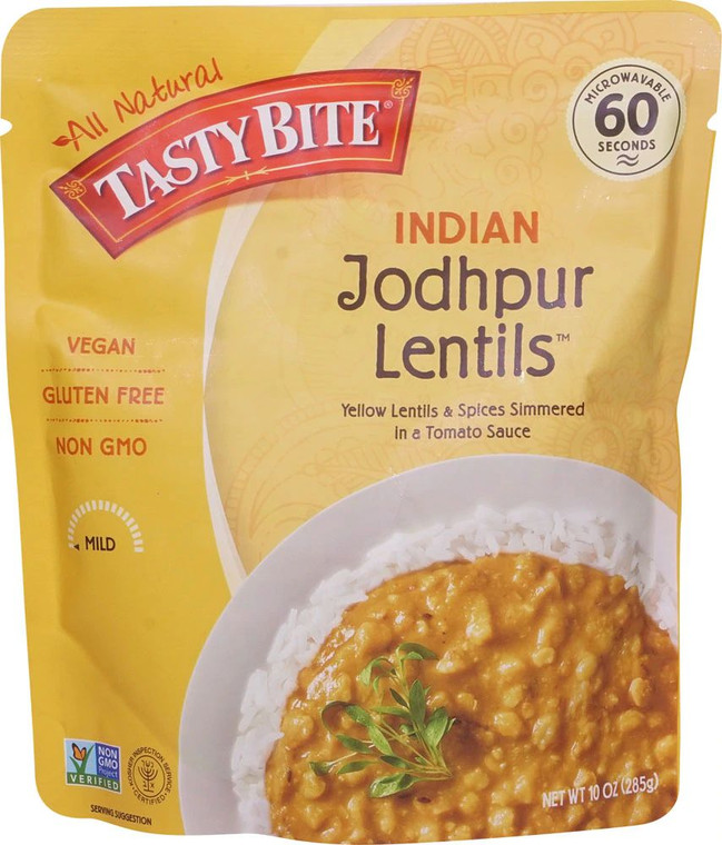 3 PACK of Tasty Bite Indian Cuisine Jodhpur Lentils -- 10 oz