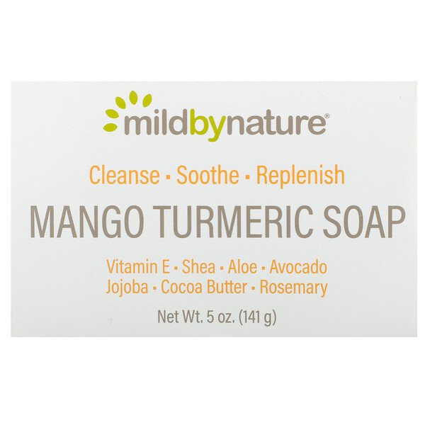 3 PACK OF Mild By Nature, Mango Turmeric Soap Bar, 5 oz (141 g)
