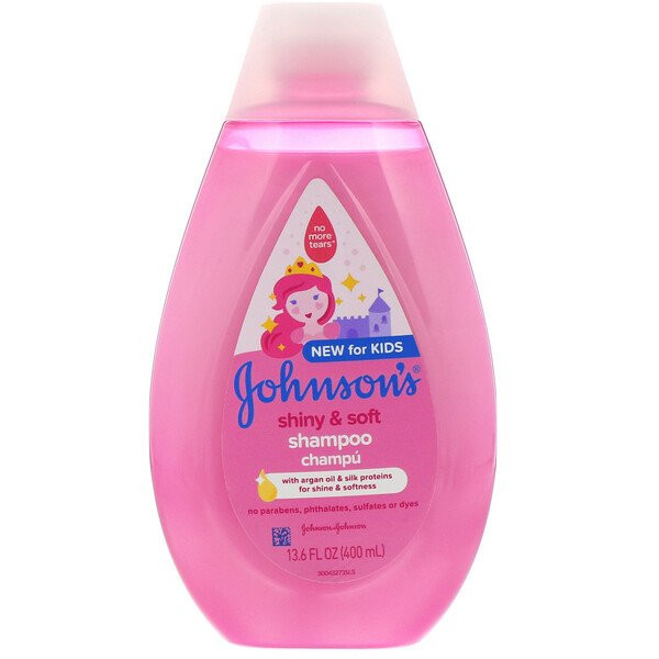3 PACK OF Johnson & Johnson, Kids, Shiny & Soft, Shampoo, 13.6 fl oz (400 ml)