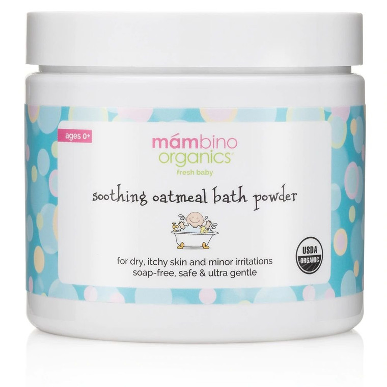 Mambino Organics Fresh Baby Soothing Oatmeal Bath Powder Ages 0+ -- 6 fl oz