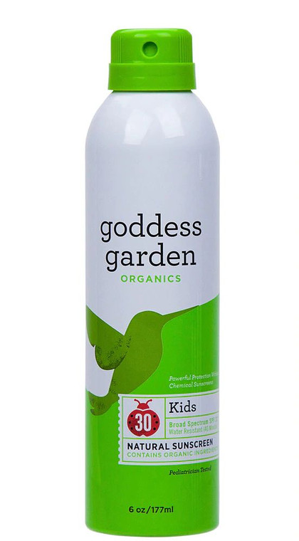 Goddess Garden Organics Kids Natural Sunscreen SPF 30 Continuous Spray -- 6 oz