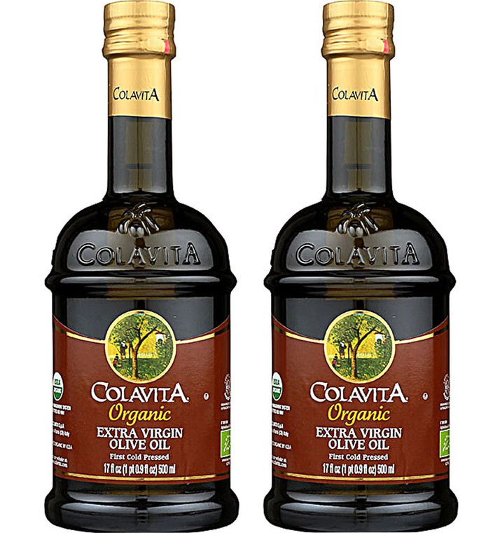 Colavita Organic Extra Virgin Olive Oil -- 17 fl oz Each / Pack of 2