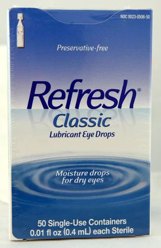 Refresh Classic Lubricant Eye Drops -- 50 Vials