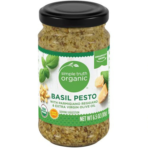 3 PACK of Simple Truth Organic Basil Pesto -- 6.5 oz