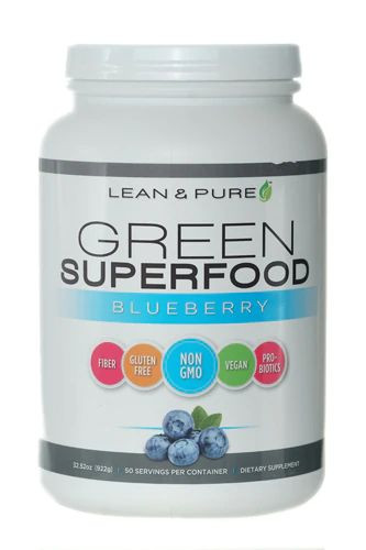 Olympian Labs Lean & Pure Green Superfood Blueberry -- 50 Servings