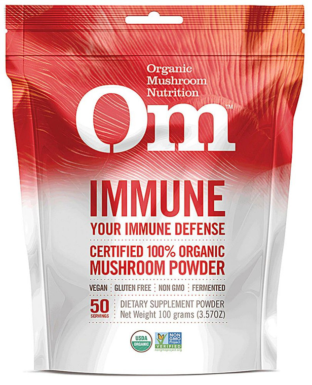 OM Organic Mushroom Nutrition Supplement Powder - Immune -- 3.5 oz