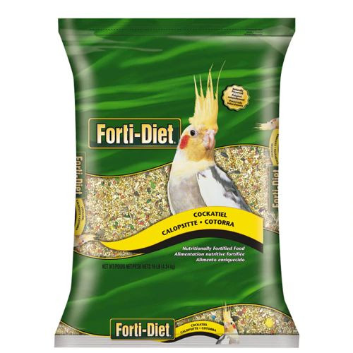 Kaytee Forti-Diet Cockatiel Nutritionally Fortified Food -- 10 lb
