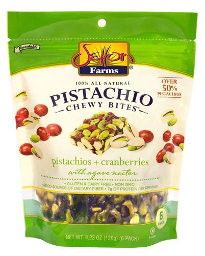 Setton Farms Pistachio Chewy Bites Pistachios & Cranberries -- 6 Pack