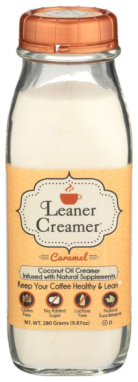 Leaner Creamer Coconut Oil Creamer Caramel -- 9.87 oz
