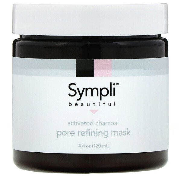 Sympli Beautiful, Activated Charcoal Pore Refining Mask, 4 fl oz (120 ml)