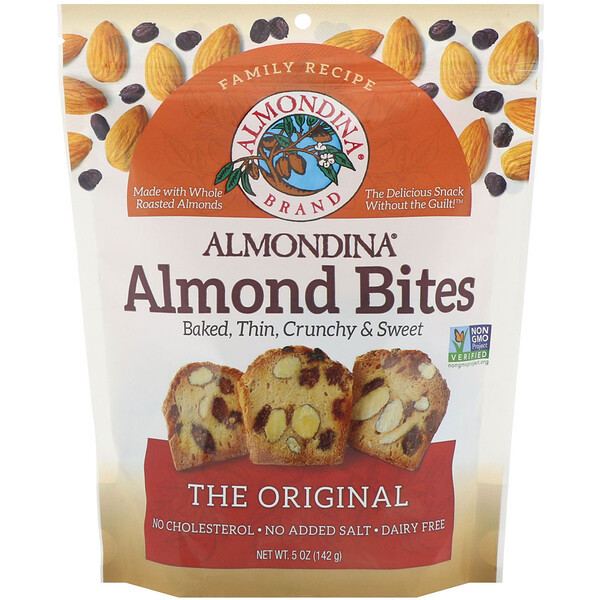 3 PACK of Almondina, Almond Bites, The Original, 5 oz (142 g)