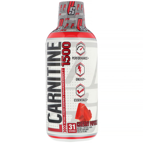 ProSupps, L-Carnitine 1500, Cherry Popsicle, 16 fl oz (473 ml)