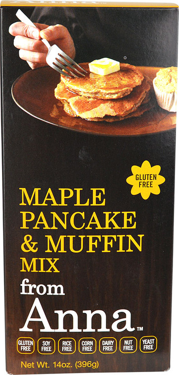 3 PACK of Breads From Anna Gluten Free Pancakes & Muffin Mix Maple -- 14 oz