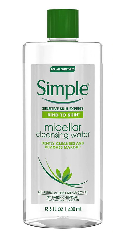 3 PACK of Simple Kind To Skin Micillar Cleansing Water -- 13.5 oz